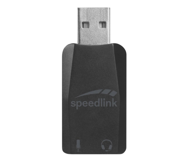 SPEEDLINK VIGO USB Sound Card SL-8850-BK-01 - 1086073 - zdjęcie